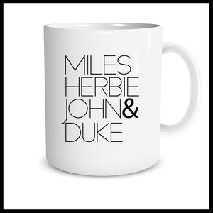 Miles Herbie John & Duke Mug