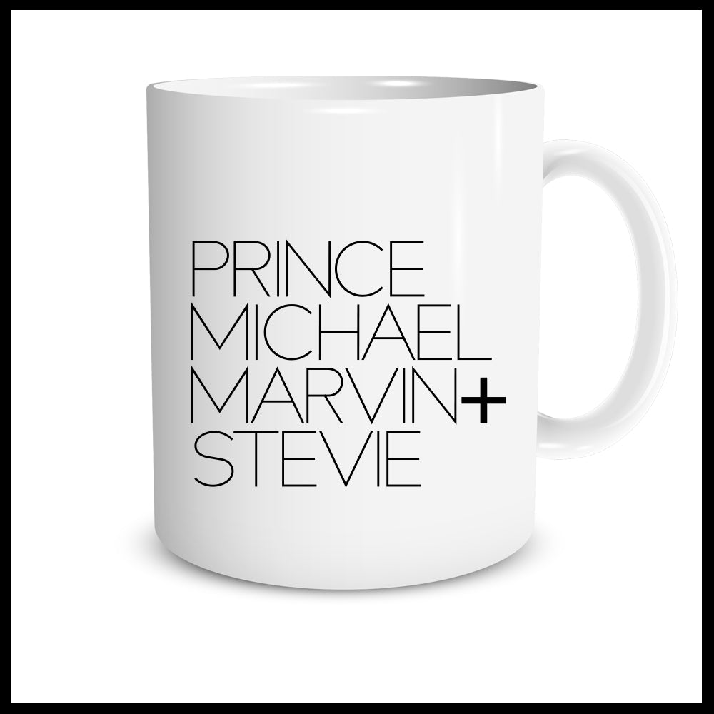 Prince Michael Marvin+Stevie Mug