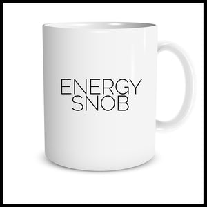Energy Snob (script) Mug