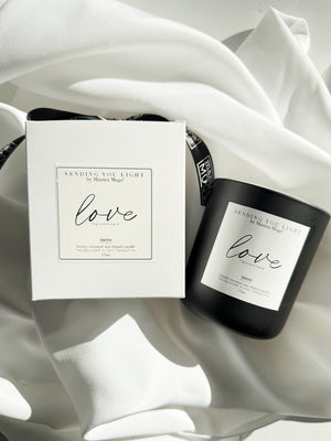 Love Candle (Black Vessel) - Sending You Light