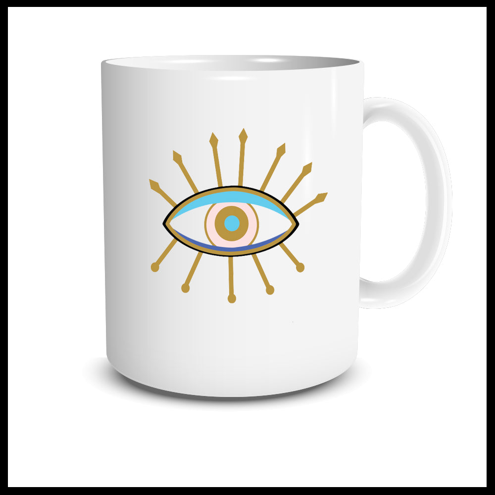 Pretty Protection Evil Eye Mug