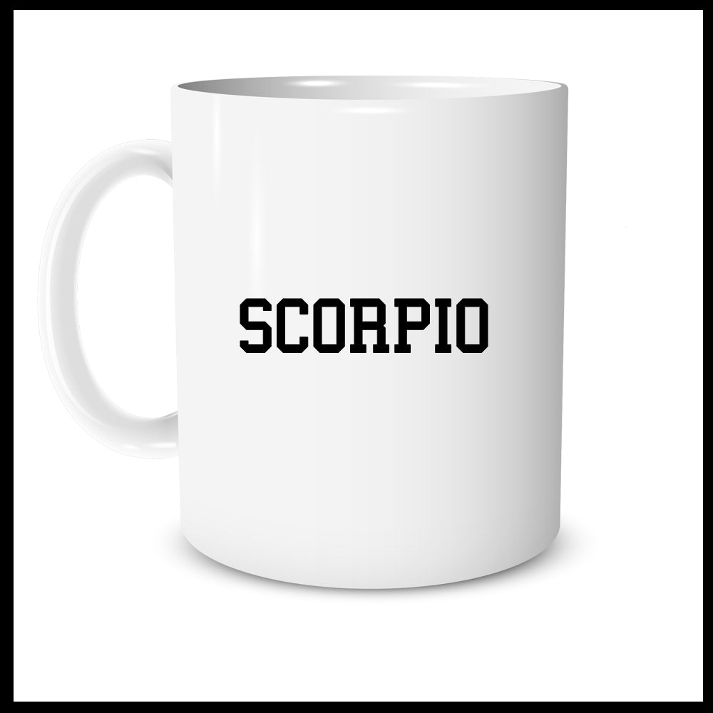 Scorpio (Collegiate Lettering)