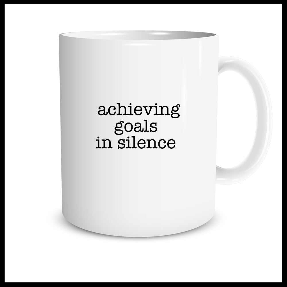 Achieving Goals In Silence (tiny typewriter)