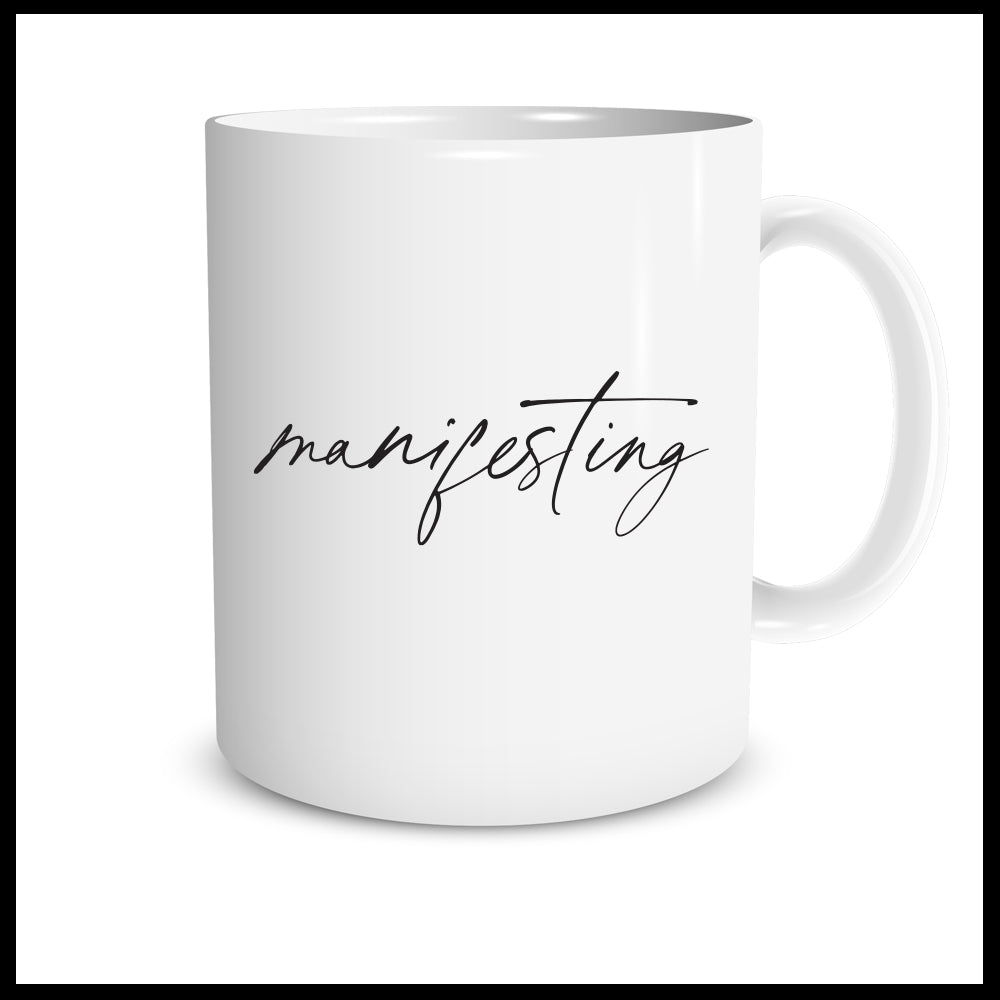 manifesting (script) Mug