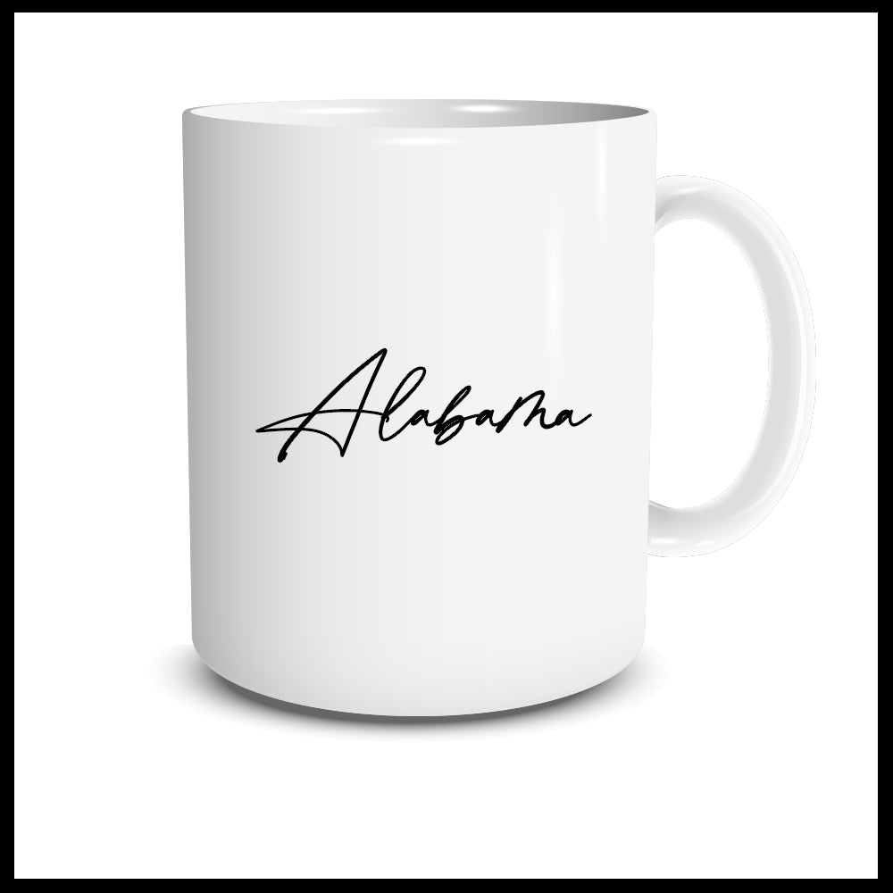 Alabama (Script) Mug