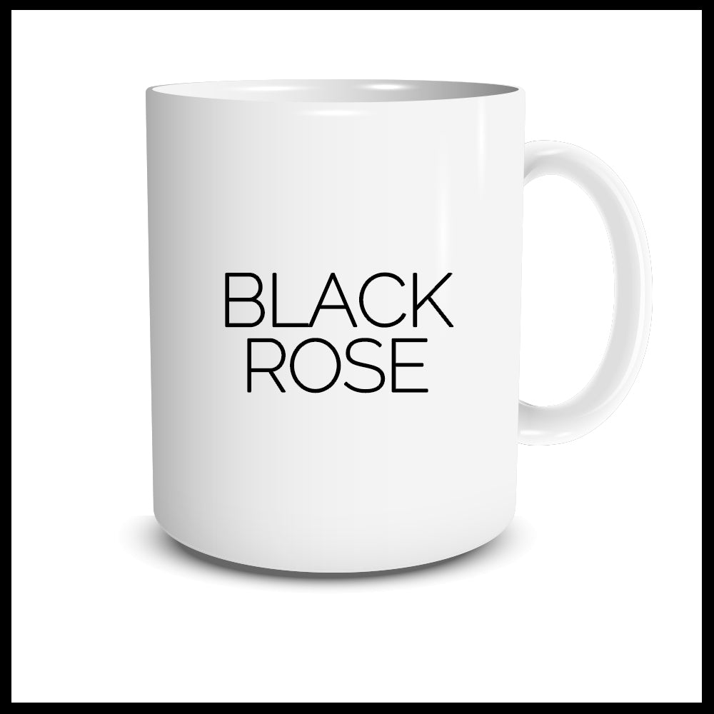 Black Rose Mug