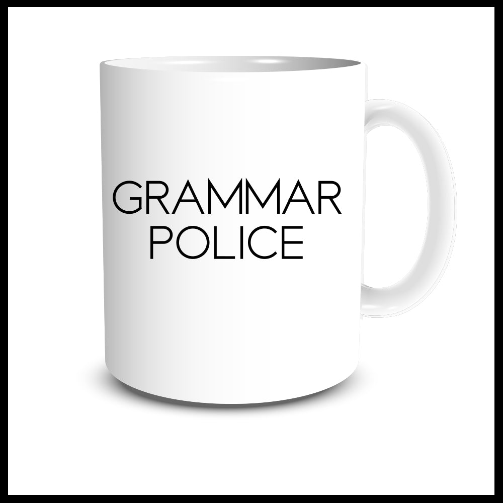 Grammar Police Mug