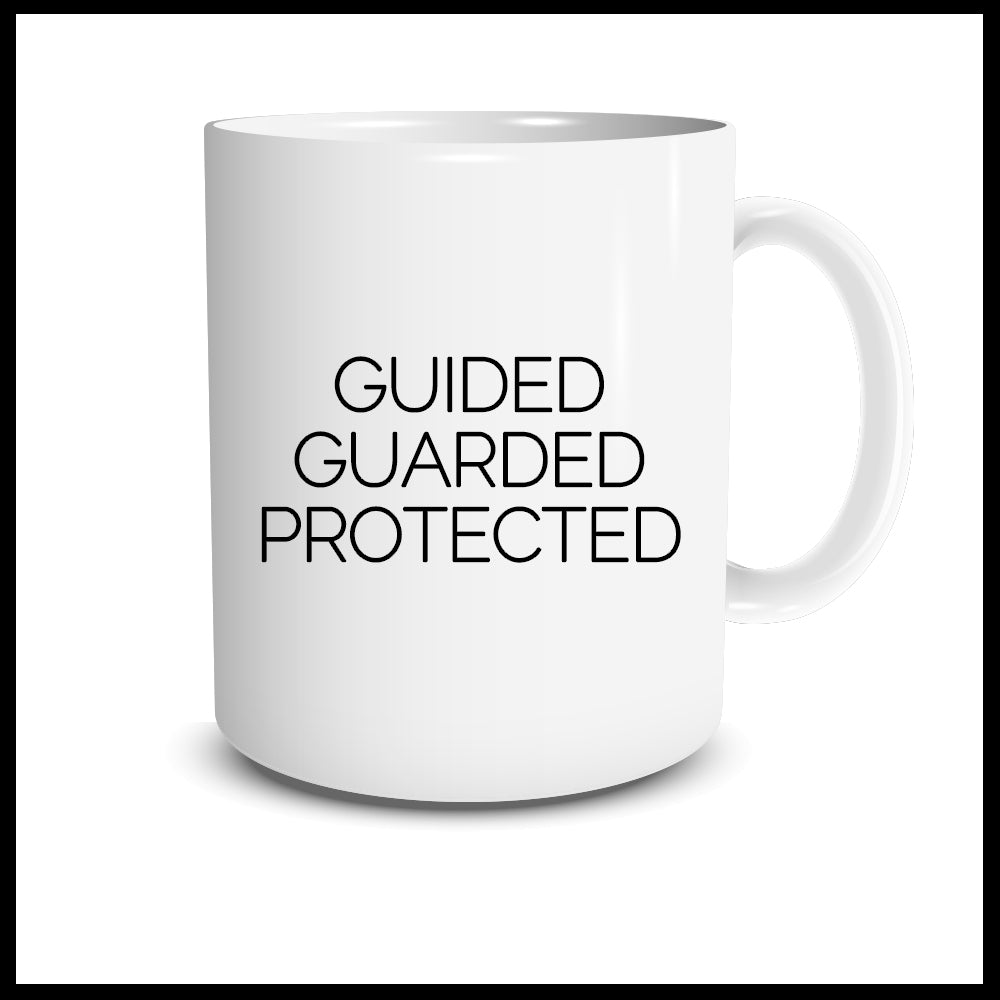 GUIDED GUARDED PROTECTED MUG