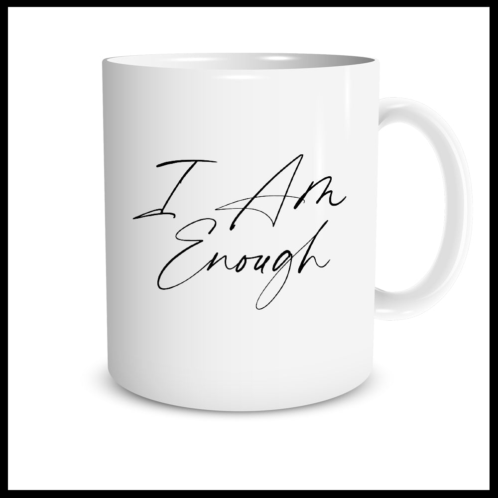I Am Enough (script) Mug