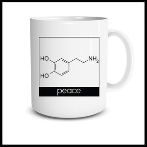 Peace Molecular Structure Mug