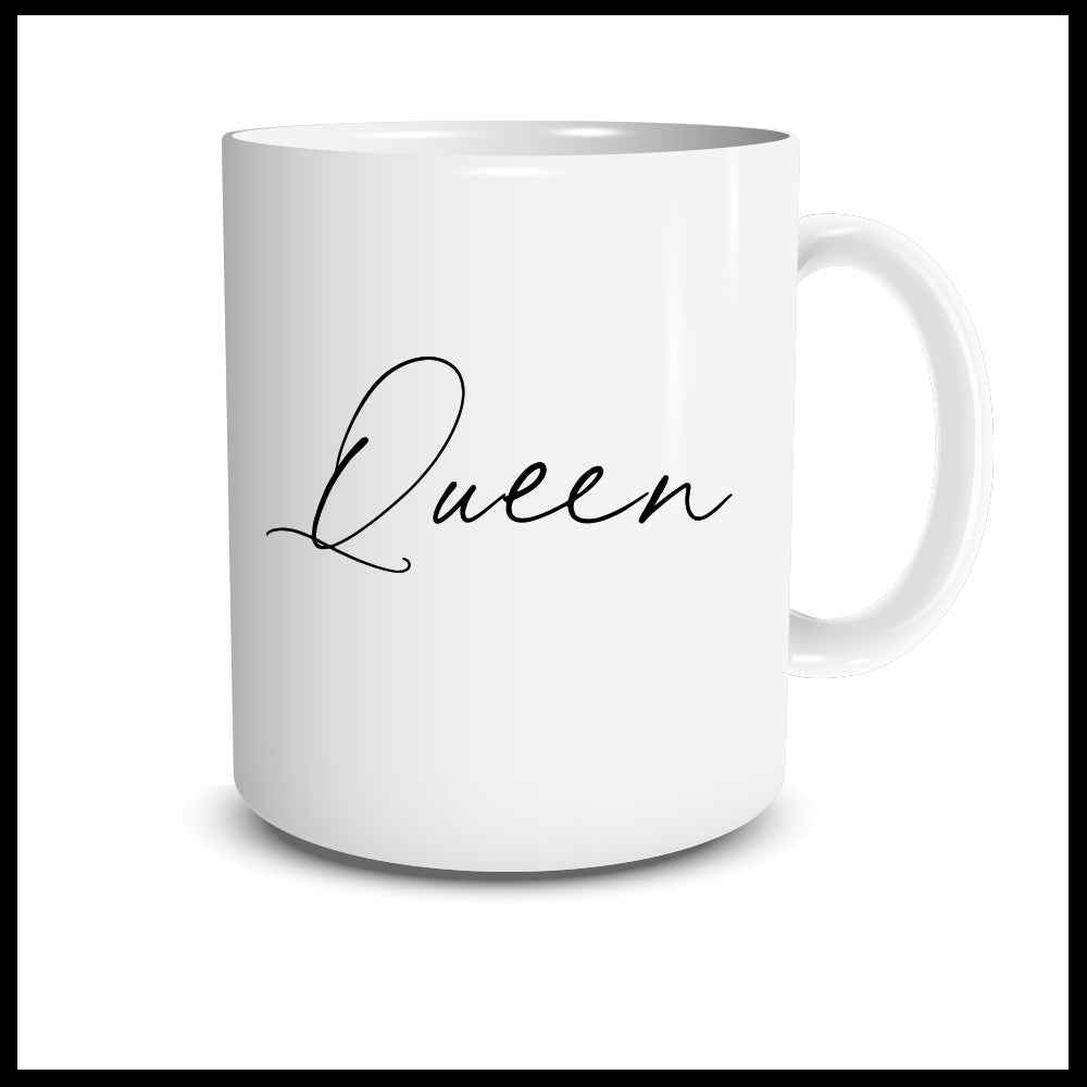 Queen (Script) Mug